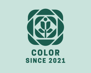 Environmental - Flower Garden Tile logo design