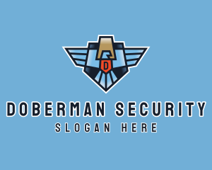 Eagle Security Shield logo design