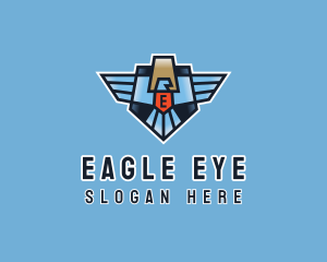 Eagle Security Shield logo design