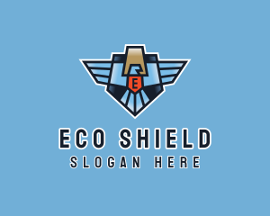 Eagle Security Shield logo design