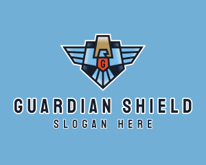 Eagle Security Shield logo design