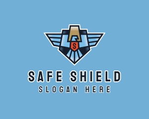 Eagle Security Shield logo design