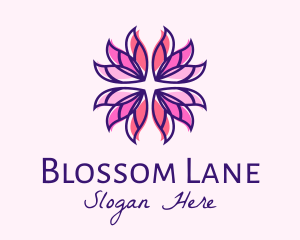 Floral Stained Glass  logo design