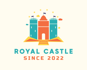Castle - Child Castle Playground logo design