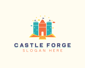 Child Castle Funfair logo design