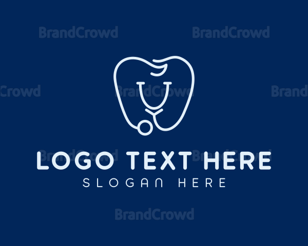 Tooth Dentistry Letter U Logo