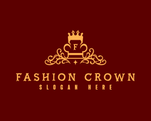 Ornamental Royal Chair logo design