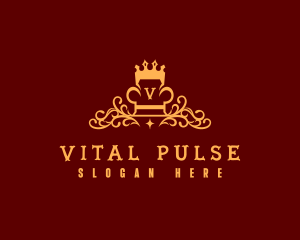 Ornamental Royal Chair logo design