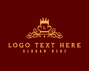 Monarch - Ornamental Royal Chair logo design