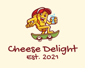 Cheese - Cool Cheese Dairy Skater logo design
