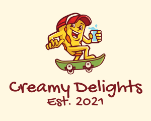 Dairy - Cool Cheese Dairy Skater logo design