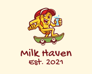 Dairy - Cool Cheese Dairy Skater logo design