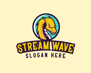 Streaming - Fierce Dragon Streaming logo design