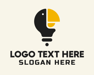 Toucan Light Bulb  Logo