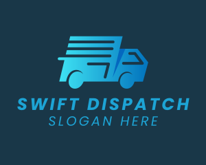 Dispatcher - Blue Delivery Van logo design