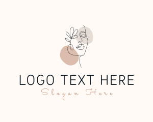 Skin Care - Floral Woman Skin Care logo design