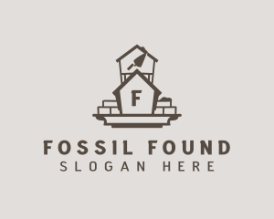 House Brick Construction logo design