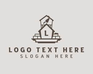 House Brick Construction Logo