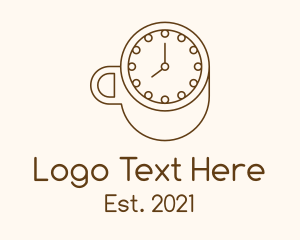 Restaurant - Brown Clock Coffee logo design