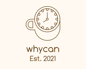 Coffee Shop - Brown Clock Coffee logo design