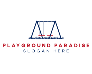 Swing Playground Park logo design