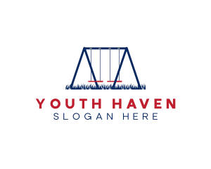 Youth - Swing Playground Park logo design