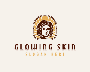 Woman Makeup Skincare  logo design