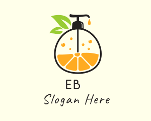 Disinfectant - Natural Orange Lotion logo design