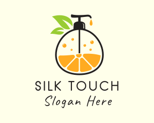 Lotion - Natural Orange Lotion logo design