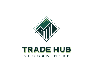 Trading - Statistics Trading Financing logo design