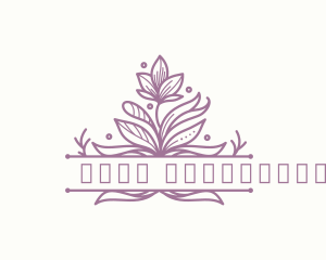 Beauty - Eco Flower Garden logo design