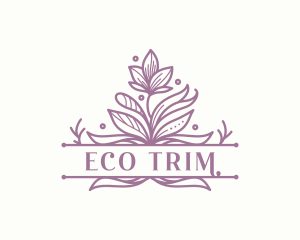 Eco Flower Garden logo design