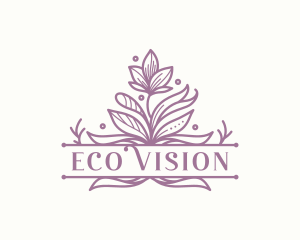 Eco Flower Garden logo design