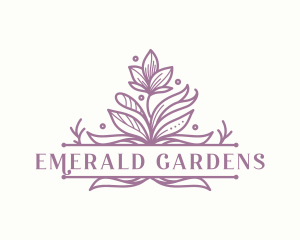 Eco Flower Garden logo design