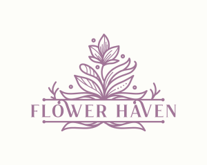 Eco Flower Garden logo design