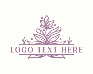 Salon - Eco Flower Garden logo design