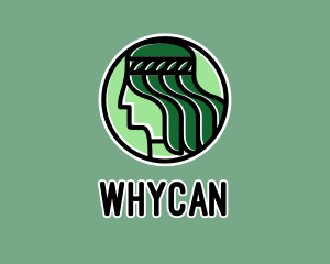 Person - Organic Green Lady logo design