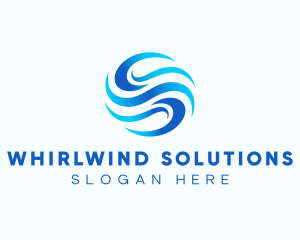 Whirlwind - Air Hvac Refrigeration logo design