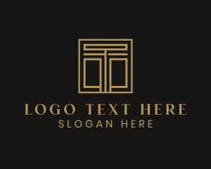 Stock Market - Geometric Business Letter T logo design