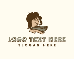 Loan - Money Lending Woman logo design