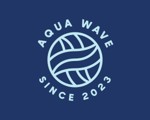 Professional Wave Lines logo design