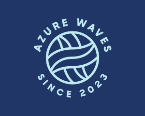 Professional Wave Lines logo design