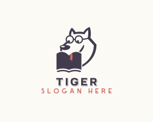 Pet - Dog Animal Book logo design