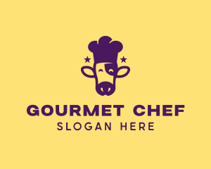 Chef - Cow Chef Restaurant logo design