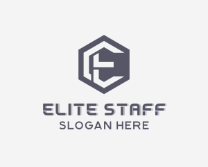 Corporate Agency Letter E logo design