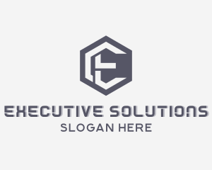 Corporate Agency Letter E logo design