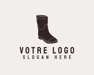 Rain Rubber Boots Logo