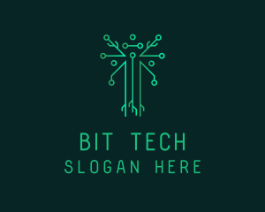 Circuit Tech Tree logo design