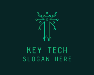 Circuit Tech Tree logo design