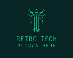 Circuit Tech Tree logo design